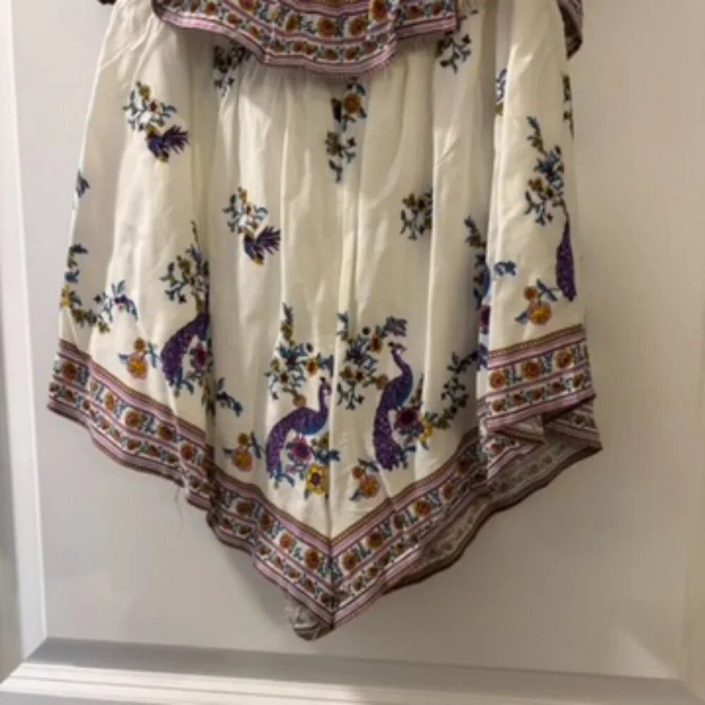 Forever 21 Off The Shoulder White Boho Romper - Picture 8 of 8